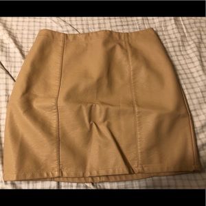Leather Skirt